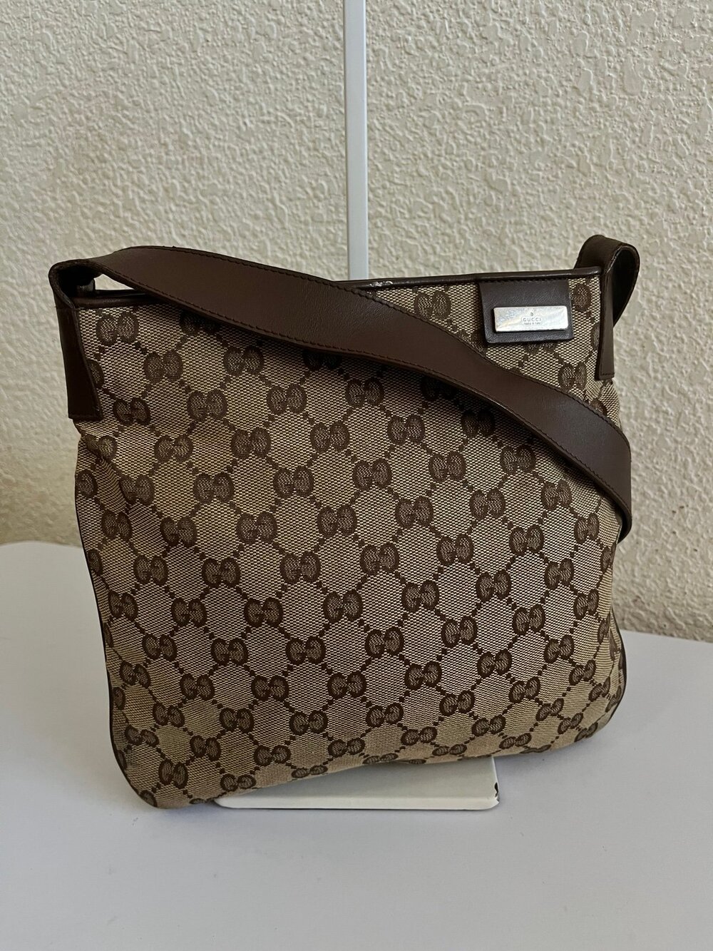 Gucci GG vintage unisex canvas messenger bag
